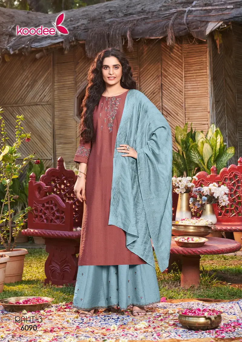 Koodee Rahi 3 Designer Festive Wear Pure Viscose Latest Readymade Collection